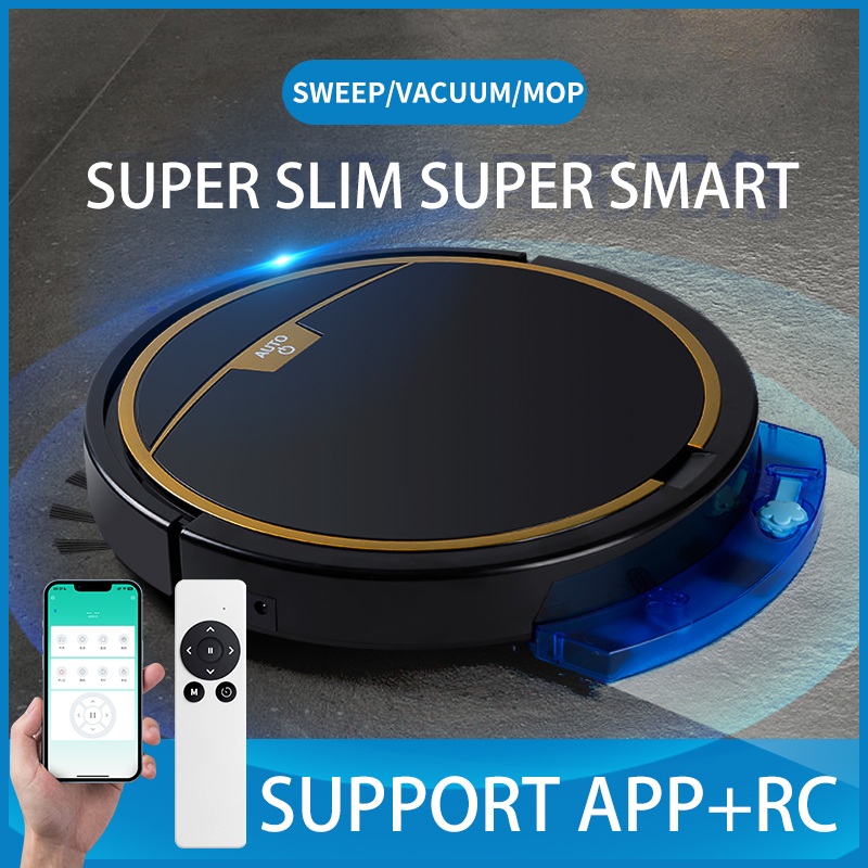 Robot Vacuum and Mop with Auto Dirt Disposal,Smart Cleaning Robot Auto Robotic Vacuum Dry Wet Mopping Cleaner